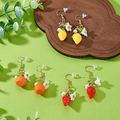 Boucles d'oreilles pendantes en acier inoxydable 304&nbsp;EJEW-TAC00031-03
