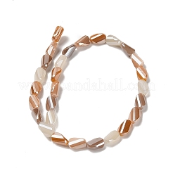 Стеклянные бусины с гальваническим покрытием  X-EGLA-P065-01A-03