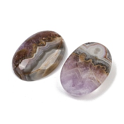 Подвески из натурального аметиста и кружевного агата G-A244-12A-01