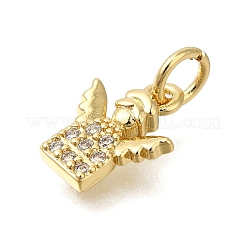 Стойки обшивки латунь микро проложить Циркон подвеску&nbsp;ZIRC-F142-22G