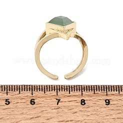 Anelli per polsini da donna in ottone con micro pavé di zirconi cubici&nbsp;GG-CBA7610-11G-07