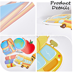 2 комплект из 2-х видов бумажных баннеров AJEW-GF0008-51