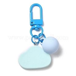 Акриловый кулон-брелок с мультяшным улыбающимся лицом KEYC-D017-01C