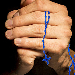 5 шт. плетеный нейлоновый шнур ожерелье с подвеской в виде креста&nbsp;NJEW-DC0001-10C