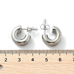 Серьги-гвоздики из нержавеющей стали 304 для женщин&nbsp;EJEW-U051-03P