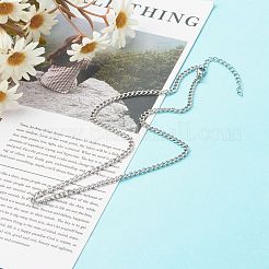 Не тускнеющие ожерелья из нержавеющей стали 304 NJEW-JN03637