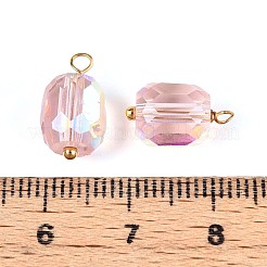 Подвески-бочонки из гальванического стекла STAS-N110-14G