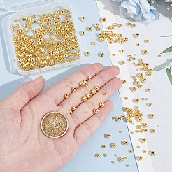 500 шт. 5 стиля латунные распорные бусины для стоек&nbsp;FIND-UN0004-38A