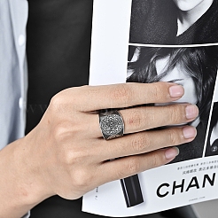 Кольца из нержавеющей стали&nbsp;LS-RJEW-I099-01AS