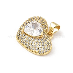 5 шт. Латунные подвески с микропаве KK-B141-05G-02