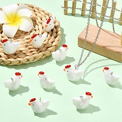 Подвески из непрозрачной смолы 10 шт.&nbsp;RESI-YW0005-13