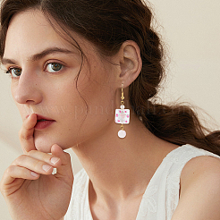 16 шт. 4-х цветные эмалевые бусины ручной работы в технике лэмпворк ко Дню святого Валентина&nbsp;LAMP-PA0001-07