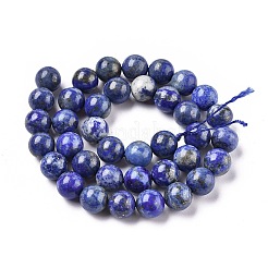 Natürlicher Lapislazuli Perlenstränge&nbsp;G-E483-17-10mm