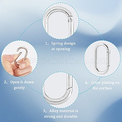 18шт 3 стиля пружинные кольца из цинкового сплава FIND-SP0001-13