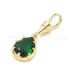 Pendentifs en laiton zircon cubique pavé&nbsp;CU-CBA6980-03G-G