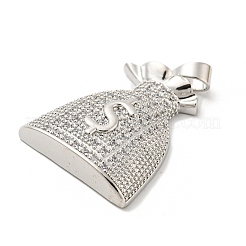 Латунные микро проложить кубического циркония подвески&nbsp;KK-P250-19P