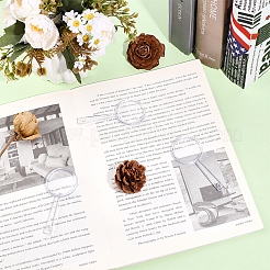 80шт пластиковое увеличительное стекло&nbsp;AJEW-GO0002-63