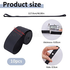 Tiras de PVC para revestimiento de llanta de bicicleta&nbsp;AJEW-WH0643-206A-01