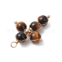 Природных тигровый глаз подвески PALLOY-JF02886-02