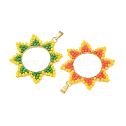 Anhänger aus Messing und Glasperlen&nbsp;PALLOY-MZ01373