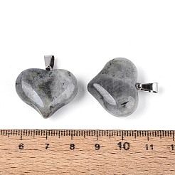 Natur Labradorit Anhänger&nbsp;G-N361-01P-02