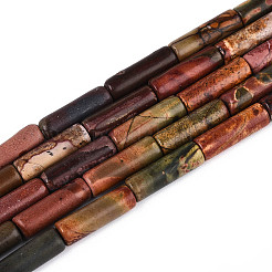 Натуральная полихромная яшма/камень Пикассо/нити бус из яшмы Пикассо G-T141-81