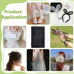 Сетчатая ткань из полиэстера DIY-WH0698-011A