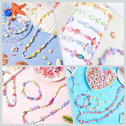 500 шт. Акриловые бусины в стиле ремесла&nbsp;MACR-SP0001-43