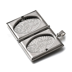 Подвески-медальоны из нержавеющей стали 316 STAS-C123-03A-P