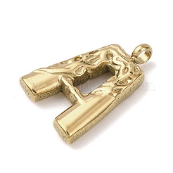 26 pendentif alphabet en acier inoxydable 304&nbsp;STAS-Z170-01G