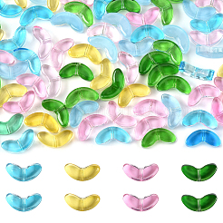 Прозрачные стеклянные бусины&nbsp;GLAA-FS0002-54A