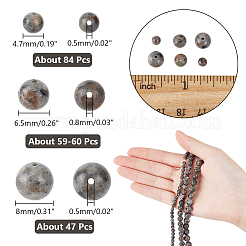 3 нитка 3 стиля натуральный флуоресцентный сиенитовый камень (светится в УФ-свете) бусины нитки G-NB0005-27