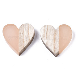 Harz & Holz zweifarbige Cabochons&nbsp;RESI-R425-04F