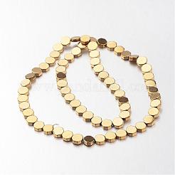 Гальванизировать немагнитных синтетический гематит нитей бисера&nbsp;G-F300-59-03