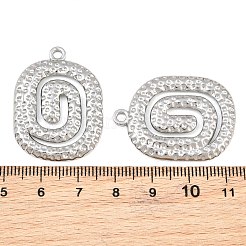 Pendentifs en acier inoxydable 304 martelé&nbsp;SA-CBAE7EB-09P
