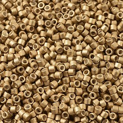 MIYUKIデリカビーズ  シリンダー  日本製シードビーズ  11/0  （db1153)亜鉛めっきセミフロストミード  1.3x1.6mm  穴：0.8mm  約2000個/10g&nbsp;X-SEED-J020-DB1153