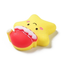 Кабошоны из непрозрачной смолы с рождественской тематикой RESI-Q217-03B