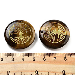 Резные подвески из натурального тигрового глаза&nbsp;G-H007-06A