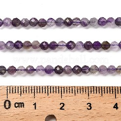 Природный аметист нитей бисера&nbsp;LS-G-RM2025-29-3.5mm