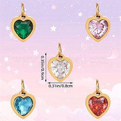 10 шт. подвески из нержавеющей стали 304 двух цветов STAS-SZ0003-25