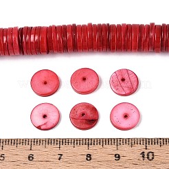 Нити бусин из натуральных пресноводных ракушек&nbsp;SHEL-N037-03A-04