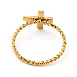 Перстень-печатка из нержавеющей стали 304&nbsp;LS-RJEW-P036-01G-A