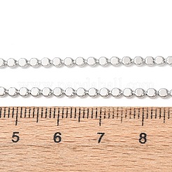 Цепочки из латунных звеньев толщиной 2 мм&nbsp;NJEW-H086-05P