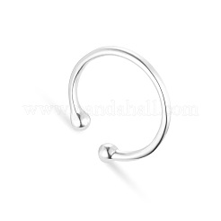 Простые 925 серебряные манжеты-кольца с крутящим моментом JR95A