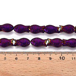 Стеклянные бусины с гальваническим покрытием &nbsp;X1-EGLA-T025-03B