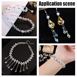 60шт 10 стильные подвески из граненого стекла GLAA-GA0001-62