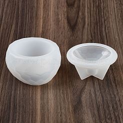 Силиконовые Молды для чашек для свечей своими руками с граненым шестиугольником DIY-Q037-09B