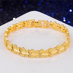 Bracelets de chaînes à maillons en laiton pour femmes&nbsp;BJEW-BB61934-A