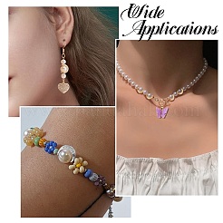 12 шт. 3-цветные латунные прозрачные кубические циркониевые бусины&nbsp;KK-CJ0003-80