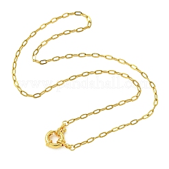 2.5 mm 304 Edelstahl Büroklammer Kette Halsketten&nbsp;NJEW-JN06449-01
